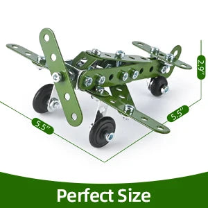 166pcs Military Metal Building Set