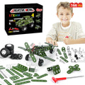 166pcs Military Metal Building Set