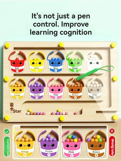 Magnetic Maze Puzzle Game for Kids – Logic Training