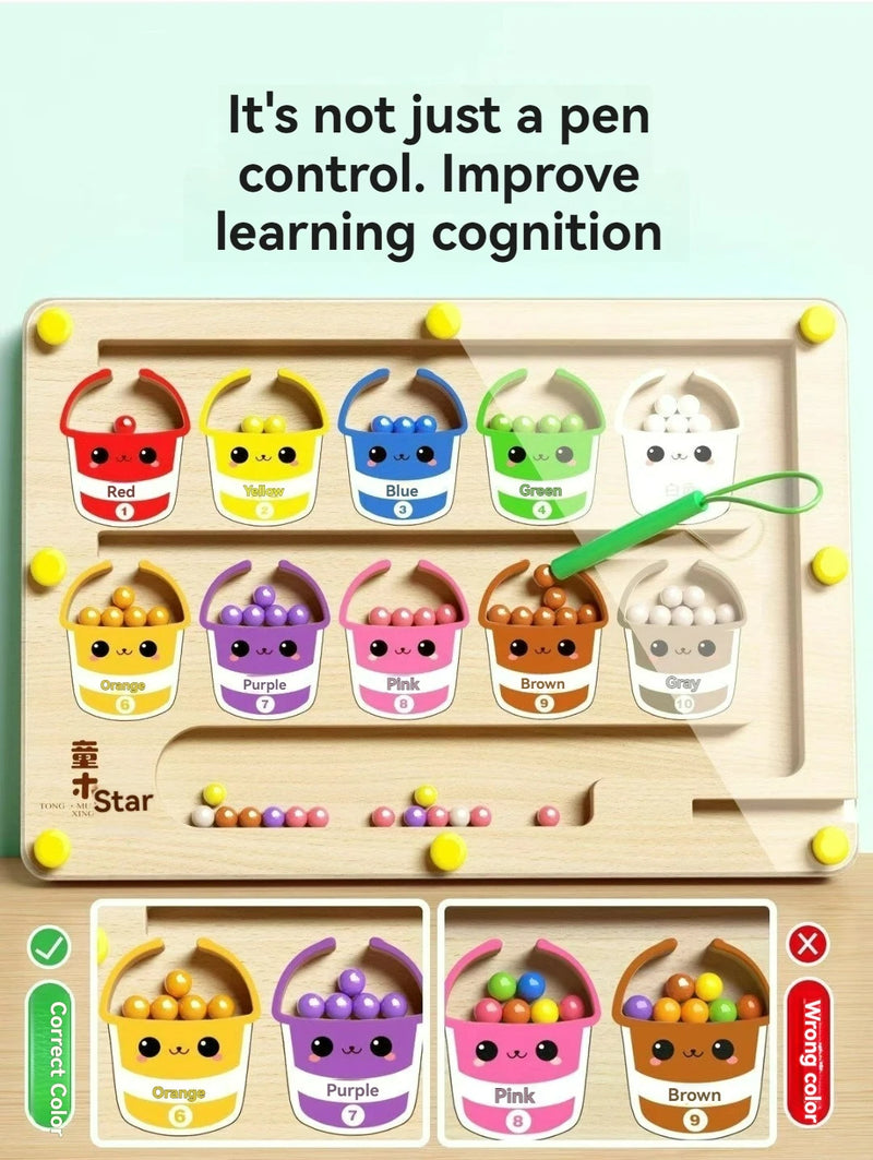 Magnetic Maze Puzzle Game for Kids – Logic Training