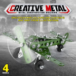 166pcs Military Metal Building Set