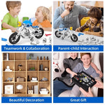 5-in-1 Metal Motorcycle Erector Set for Kids