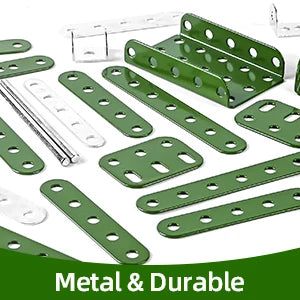 166pcs Military Metal Building Set