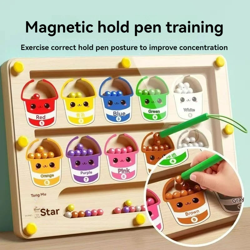 Magnetic Maze Puzzle Game for Kids – Logic Training