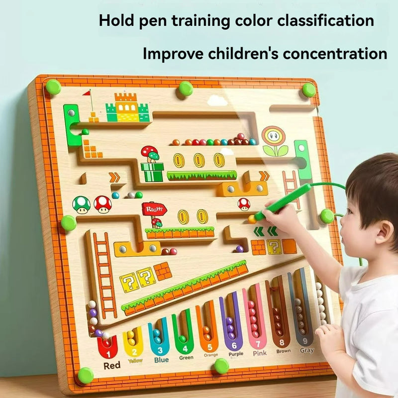 Magnetic Maze Puzzle Game for Kids – Logic Training