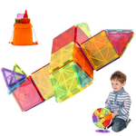 Kids Magnetic Tiles Mega Pack - 121 Pieces