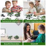 166pcs Military Metal Building Set