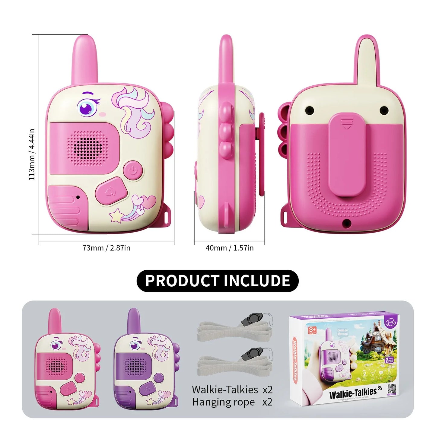 Talkie-walkie portable pour enfants