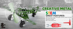 166pcs Military Metal Building Set