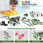 166pcs Military Metal Building Set