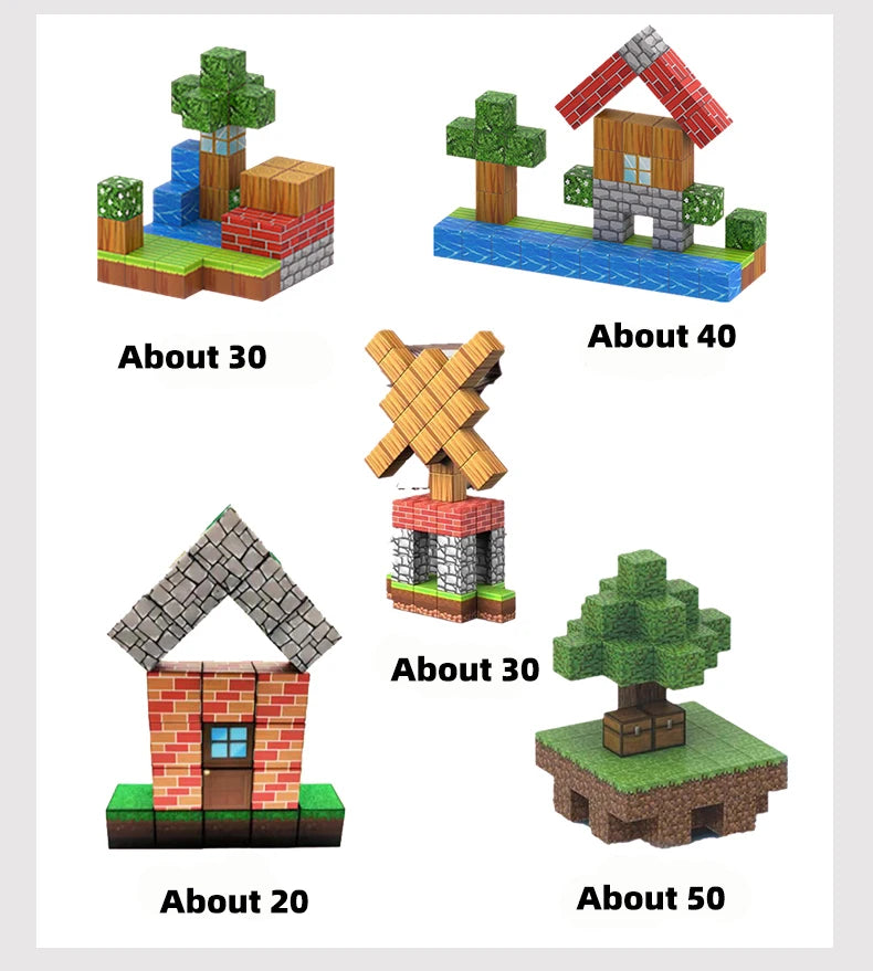 Complete Magnetic Building Block Set for Kids